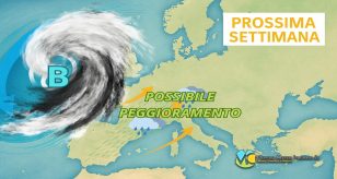 Meteo Italia - maltempo in vista della prossima settimana