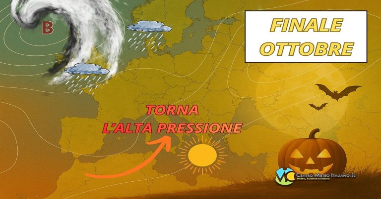 Meteo – Autunno nuovamente in stand-by da inizio settimana prossima, con al più qualche isolato rovescio