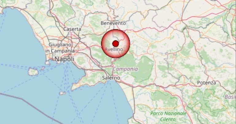 Forte scossa di terremoto M 4.0 avvertita in Campania oggi, 25 ottobre 2025, epicentro e dati Ingv