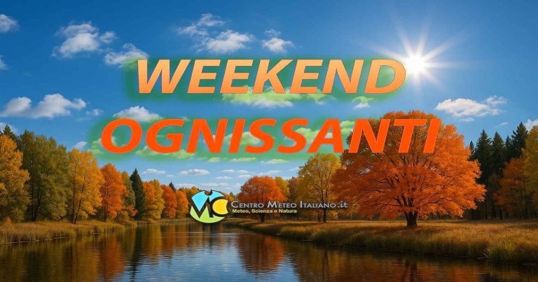 Meteo – Weekend di Ognissanti tempo per lo più stabile in Italia ma con correnti umide che lambisco alcune regioni