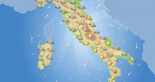 Previsioni meteo in Italia per domani 1 novembre 2025