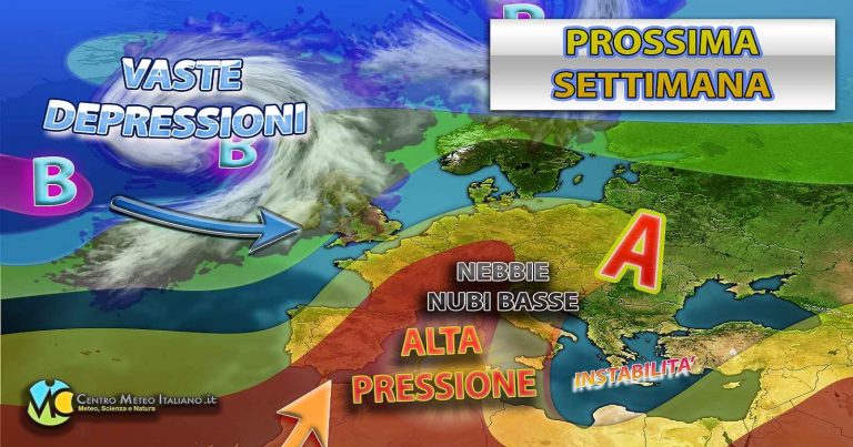 Meteo Italia – alta pressione in rimonta sul Mediterraneo e rialzo termico, ritorno delle piogge per il fine settimana
