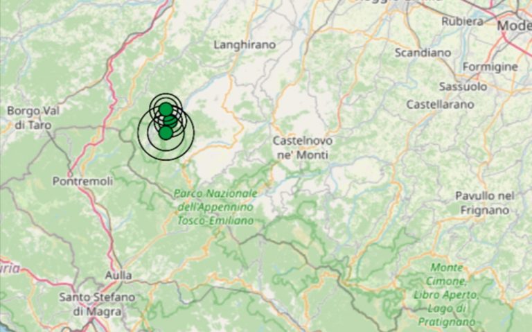 Terremoto oggi in Emilia Romagna, 2 novembre, scossa di magnitudo 3.2 in provincia di Parma: dati Ingv