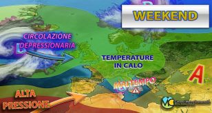 Meteo - Ulteriore irruzione di maltempo in arrivo nel Weekend, con rinnovati rovesci e temporali: i dettagli