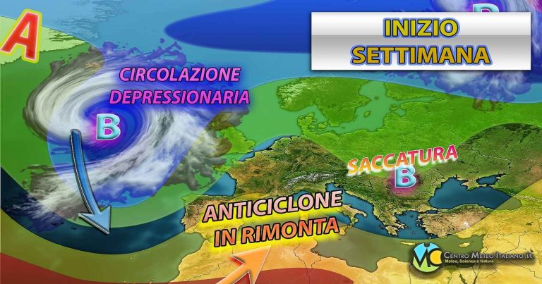 Meteo – Prossima settimana con possibile nuova espansione dell’anticiclone e ritorno del bel tempo in Italia