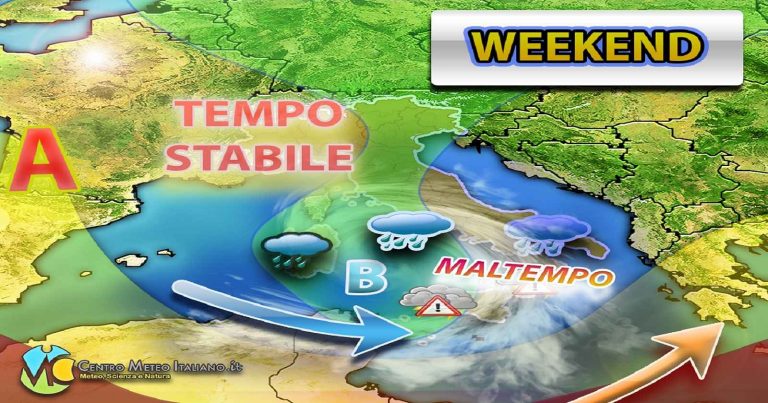 Meteo – Nuovo attacco perturbato in arrivo nel Weekend, con rinnovato maltempo e clima autunnale: i dettagli