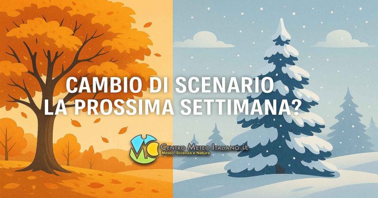 Meteo – L’Autunno irrompe con nuovo cambio di scenario la prossima settimana? Ecco la tendenza