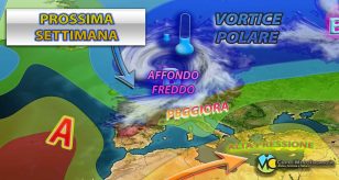 Meteo Italia - affondo freddo in arrivo la prossima settimana