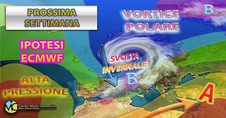 Meteo Italia – periodo più dinamico in arrivo dopo il weekend con ritorno delle piogge e calo delle temperature