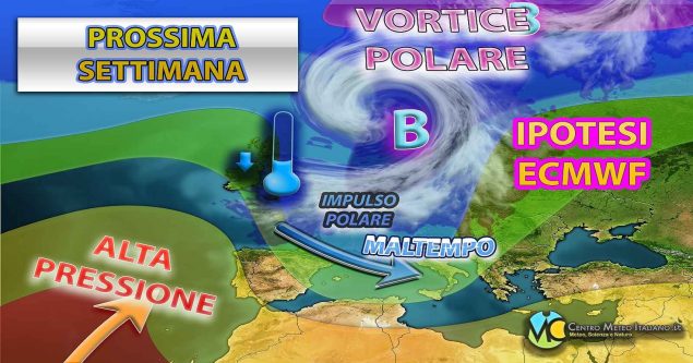 Meteo - Impulso polare in arrivo in Italia nella prossima settimana, con possibile neve fino in pianura: la tendenza