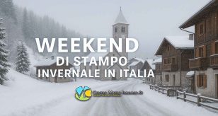 Meteo - Weekend tenuto in ostaggio dal freddo artico, con neve ancora a quote relativamente basse: i dettagli