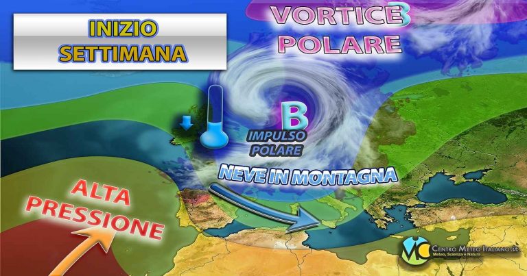 Meteo – Ultima decade di novembre più invernale che autunnale, tra maltempo, clima freddo e neve a quote basse