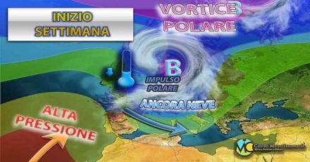 Meteo - Irruzione polare in arrivo in Italia ad inizio settimana prossima, con neve a quote basse: i dettagli