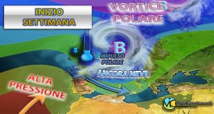 Meteo - Irruzione polare in arrivo in Italia ad inizio settimana prossima, con neve a quote basse: i dettagli