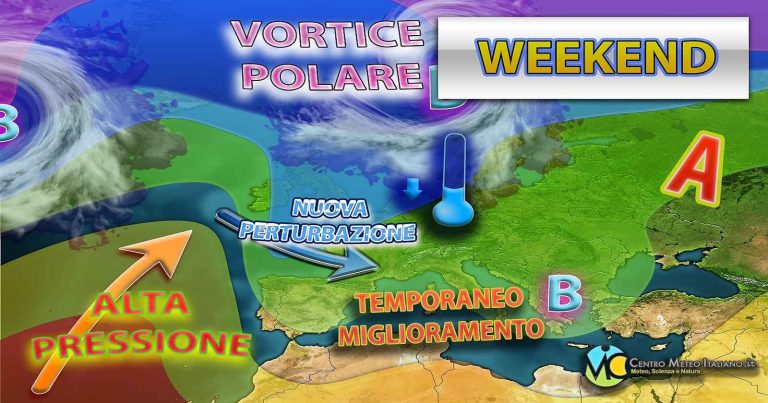 Meteo Italia – piogge e temporali tra Adriatico e Sud ma temporaneo miglioramento in vista del weekend