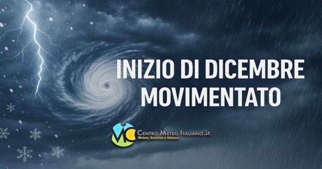 Meteo - Confermata irruzione di maltempo per l'inizio di Dicembre, con neve in montagna: la tendenza