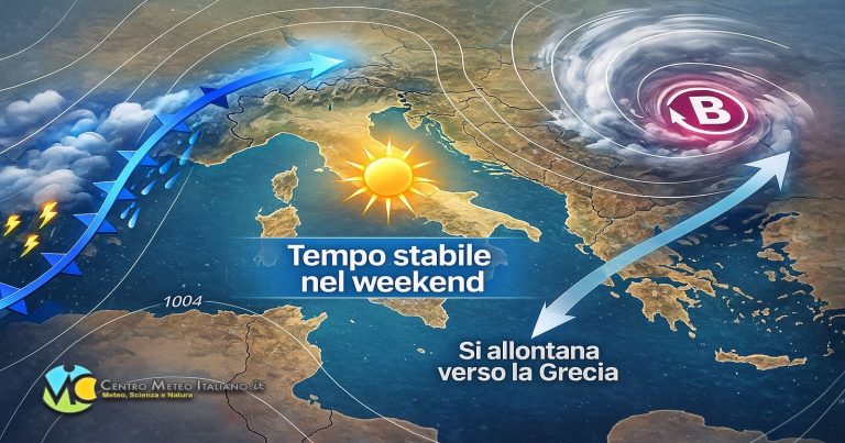 Meteo – Peggioramento quasi cancellato nel Weekend, che sarà in prevalenza stabile: i dettagli