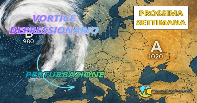 Meteo Italia - diverse perturbazioni in avvio di dicembre