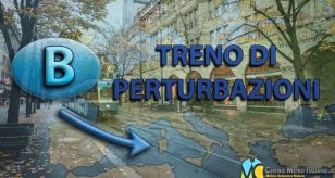 Meteo - Treno di perturbazioni in arrivo la prossima settimana, con frequente maltempo e neve in montagna: i dettagli