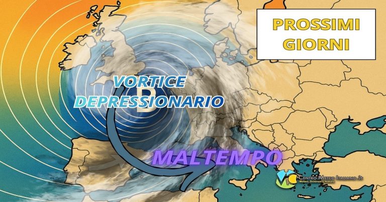 Meteo – Nuovo peggioramento nella seconda parte di settimana con possibili nubifragi su parte dell’Italia