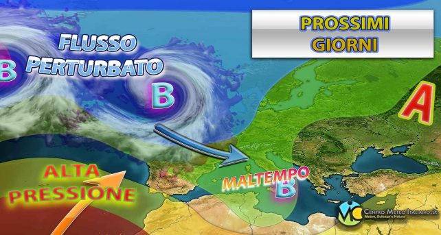 Meteo - Forte maltempo alle porte dell'Italia, tra nevicate e possibili nubifragi: ecco i dettagli