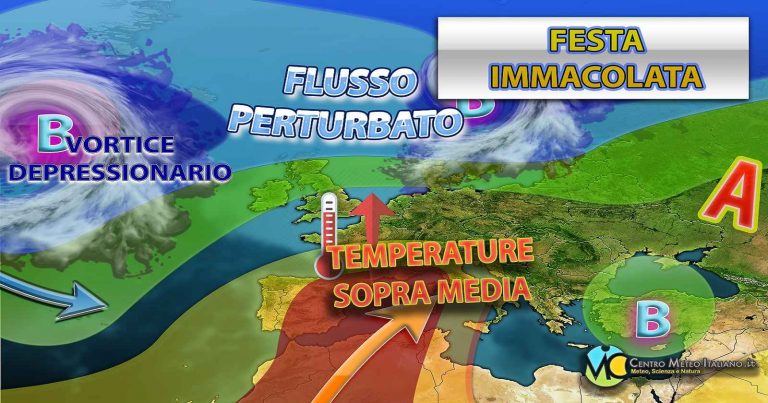 Meteo – Weekend e Immacolata con l’arrivo dell’alta pressione, tempo stabile in Italia e con temperature in aumento