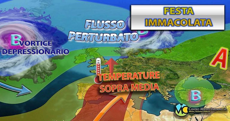 Meteo – Anticiclone in rafforzamento per l’Immacolata, con mitezza e nebbie in arrivo: i dettagli