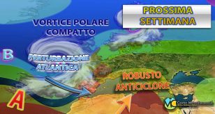 Meteo - Anticiclone staziona sull'Italia nella prima parte della prossima settimana, con nubi in aumento
