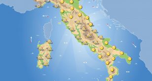 Previsioni meteo in Italia per domani 9 dicembre 2025