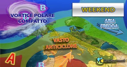 Meteo - L'Anticiclone azzorriano resiste nel Weekend, con stabilità, nebbie e mitezza persistenti: i dettagli