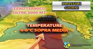 Meteo - Disturbi nuvolosi in aumento con qualche rovescio in arrivo nei prossimi giorni: i dettagli