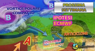 Meteo Italia - dopo l'alta pressione possibile passaggio perturbato