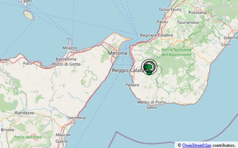 Sciame sismico in corso in Calabria, l’Ingv ha registrato diverse scosse di terremoto: epicentro e dati ufficiali