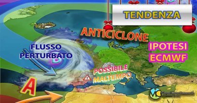 Maltempo in azione anche sul Natale?