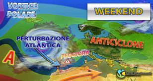 Meteo - L'Italia piomba nuovamente nella morsa del maltempo nel Weekend, con fenomeni anche intensi