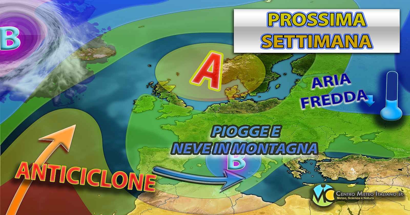 Meteo - Anticiclone ko per le festività di Natale, con frequente maltempo e neve in montagna: la tendenza