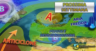 Meteo - Anticiclone ko per le festività di Natale, con frequente maltempo e neve in montagna: la tendenza