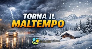 Meteo Italia - torna il maltempo con piogge e neve entro Natale