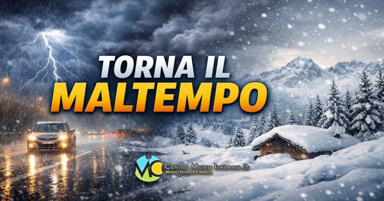 Meteo Italia – prossima settimana maltempo confermato sul Mediterraneo, aria fredda verso l’Europa