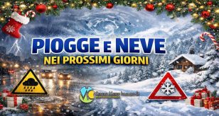 Meteo Italia - maltempo con piogge e neve nei prossimi giorni