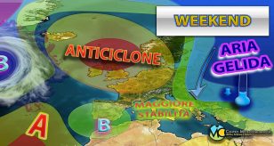 Meteo - Residua instabilità nel Weekend, con maltempo via via in esaurimento e qualche nebbia. I dettagli