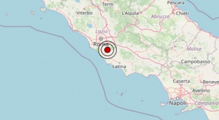 Terremoto ai Castelli Romani, scossa avvertita anche a Roma: epicentro e dati ufficiali Ingv
