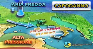 Meteo - Impulso polare in arrivo per Capodanno, con nuovo peggioramento in Italia: i dettagli