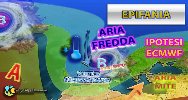 Meteo - Più freddo in arrivo per l'Epifania in Italia, con possibilità di maltempo: ecco la tendenza
