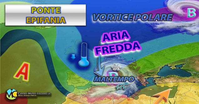 Meteo - Epifania artica, con temperature invernali e neve a quote molto basse: la tendenza