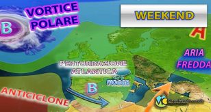 Meteo Italia - possibile peggioramento entro il weekend