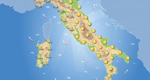 Previsioni meteo in Italia per domani 14 gennaio 2026
