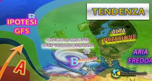 Meteo - Mediterraneo sotto assedio delle correnti polari nella prossima settimana, ecco la tendenza