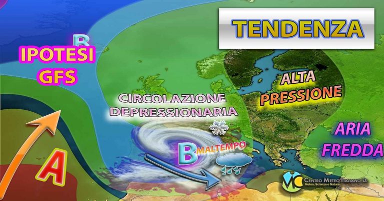 Meteo – Mediterraneo sotto assedio delle correnti polari nella prossima settimana, ecco la tendenza