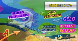 Meteo - Nuovo ruggito dell'Inverno nella prossima settimana, con maltempo anche intenso e neve a quote medie